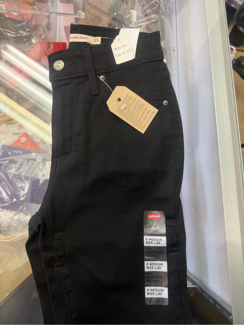 Levi's Black High-Rise Skinny Jeans